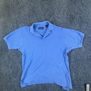 Chase Edward‎ Polo Shirt Mens Small Blue Pique Cotton Short Sleeve Performance